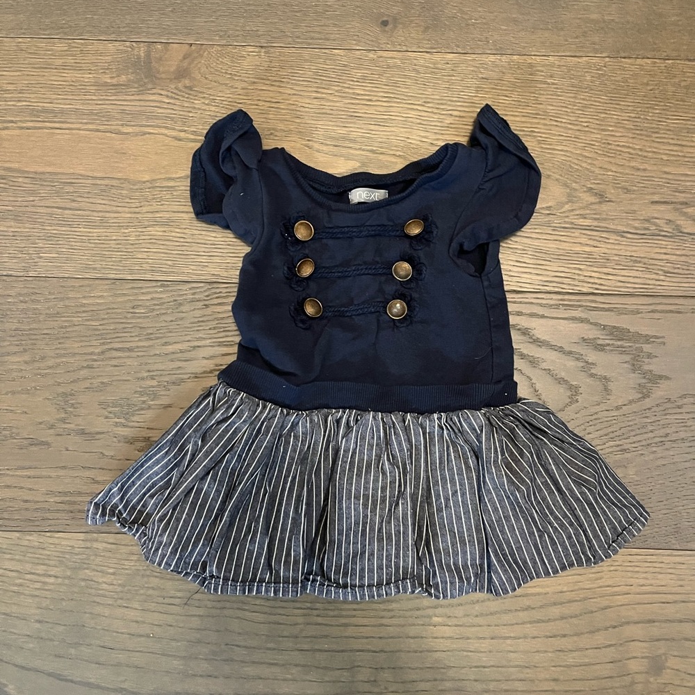 Next brand baby girl dress 3-6M VGUC